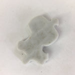 Japanese Porcelain Chopstick Rest Holder Vtg White Gavel Shape Hashioki CR258