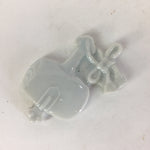 Japanese Porcelain Chopstick Rest Holder Vtg White Gavel Shape Hashioki CR258