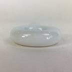 Japanese Porcelain Chopstick Rest Holder Vtg White Ring Shape Hashioki CR264