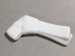 Japanese Porcelain Chopstick Rest Holder Vtg White Tie String Ribbon CR192