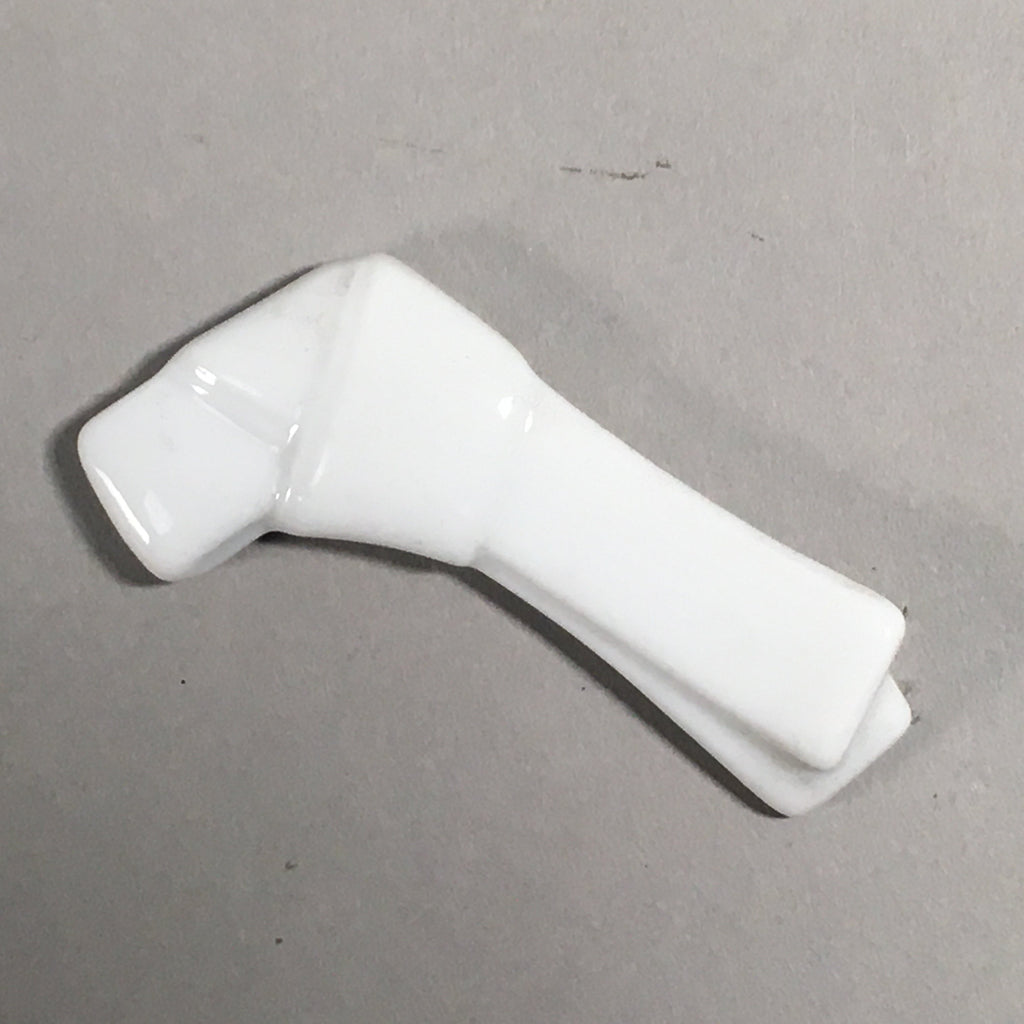 Japanese Porcelain Chopstick Rest Holder Vtg White Tie String Ribbon CR192