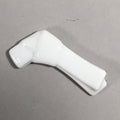 Japanese Porcelain Chopstick Rest Holder Vtg White Tie String Ribbon CR192