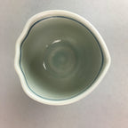 Japanese Porcelain Cup Sauce Dressing Pot Vtg Blue and White Sometsuke PT748