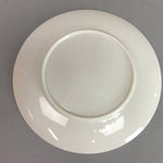 Japanese Porcelain Decorative Plate Vtg Display Purple Flower Round PT159