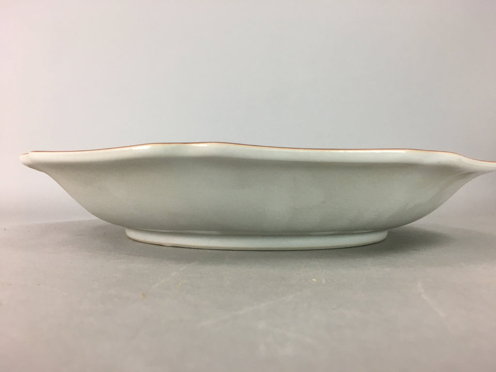 Japanese Porcelain Display Plate Kutani ware Vtg Charger Centerpiece Box PX402