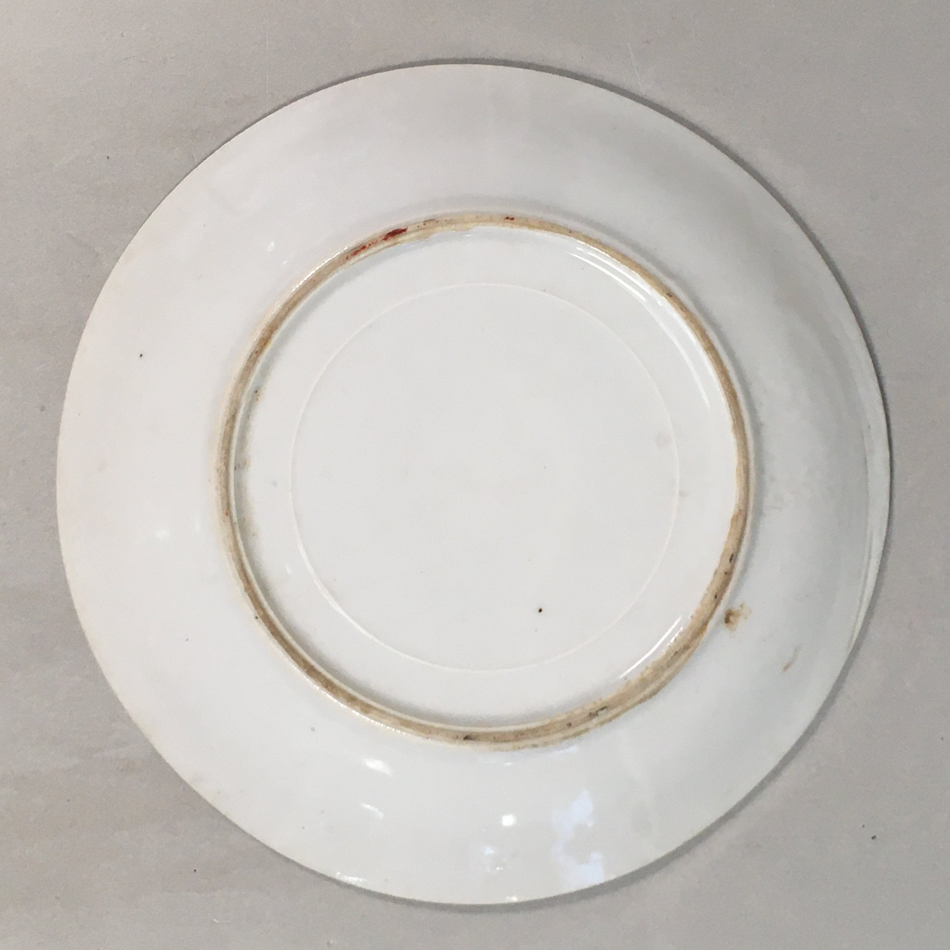 Japanese Porcelain Drink Saucer Vtg Chataku Coaster Daruma Kanji PP368