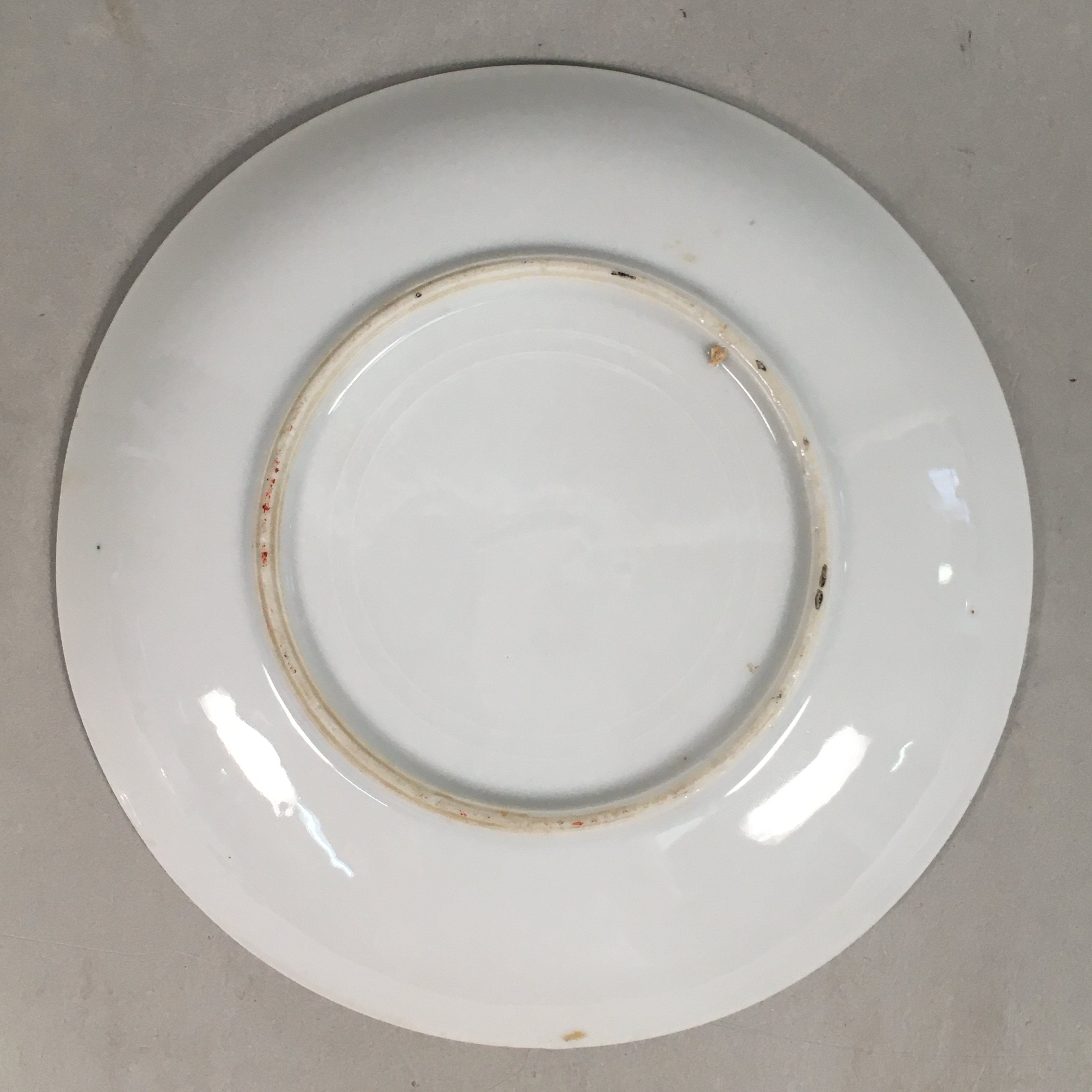 Japanese Porcelain Drink Saucer Vtg Chataku Coaster Daruma Kanji PP371
