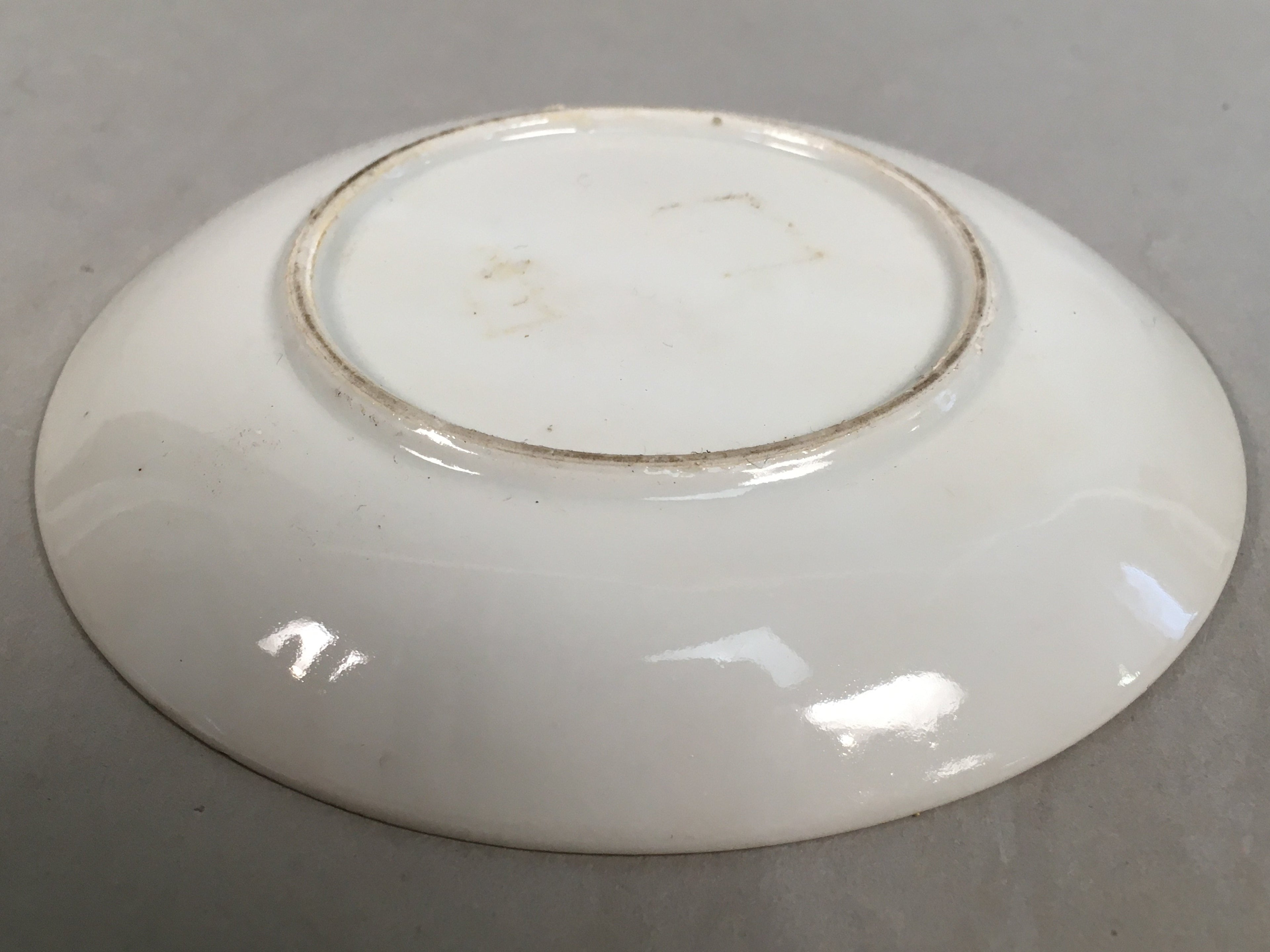 Japanese Porcelain Drink Saucer Vtg Chataku Coaster Kimono Round PP377
