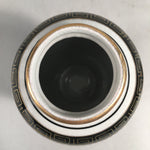 Japanese Porcelain Flower Vase Ashtray Set Vtg Floral Kabin Haizara Box PX509