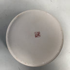 Japanese Porcelain Flower Vase Ashtray Set Vtg Floral Kabin Haizara Box PX509