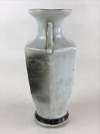 Japanese Porcelain Flower Vase Kabin Vtg Mt. Fuji Dragon Ikebana Arrangement FK3