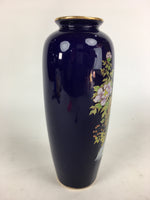 Japanese Porcelain Flower Vase Kutani ware Vtg Kabin Ikebana Arrangement PX564