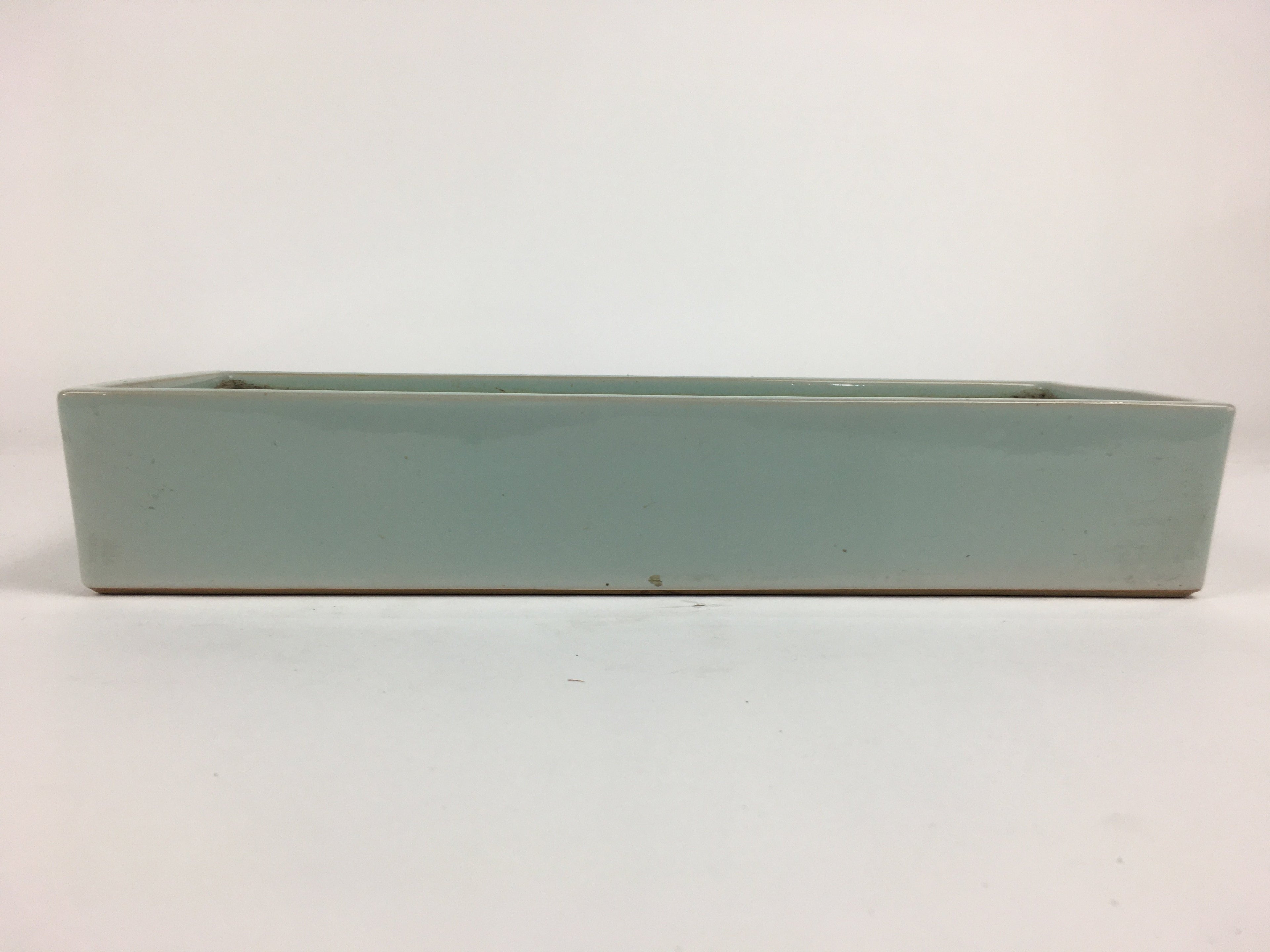 Japanese Porcelain Flower Vase Vtg Pottery Suiban Ikebana Arrangement PP751