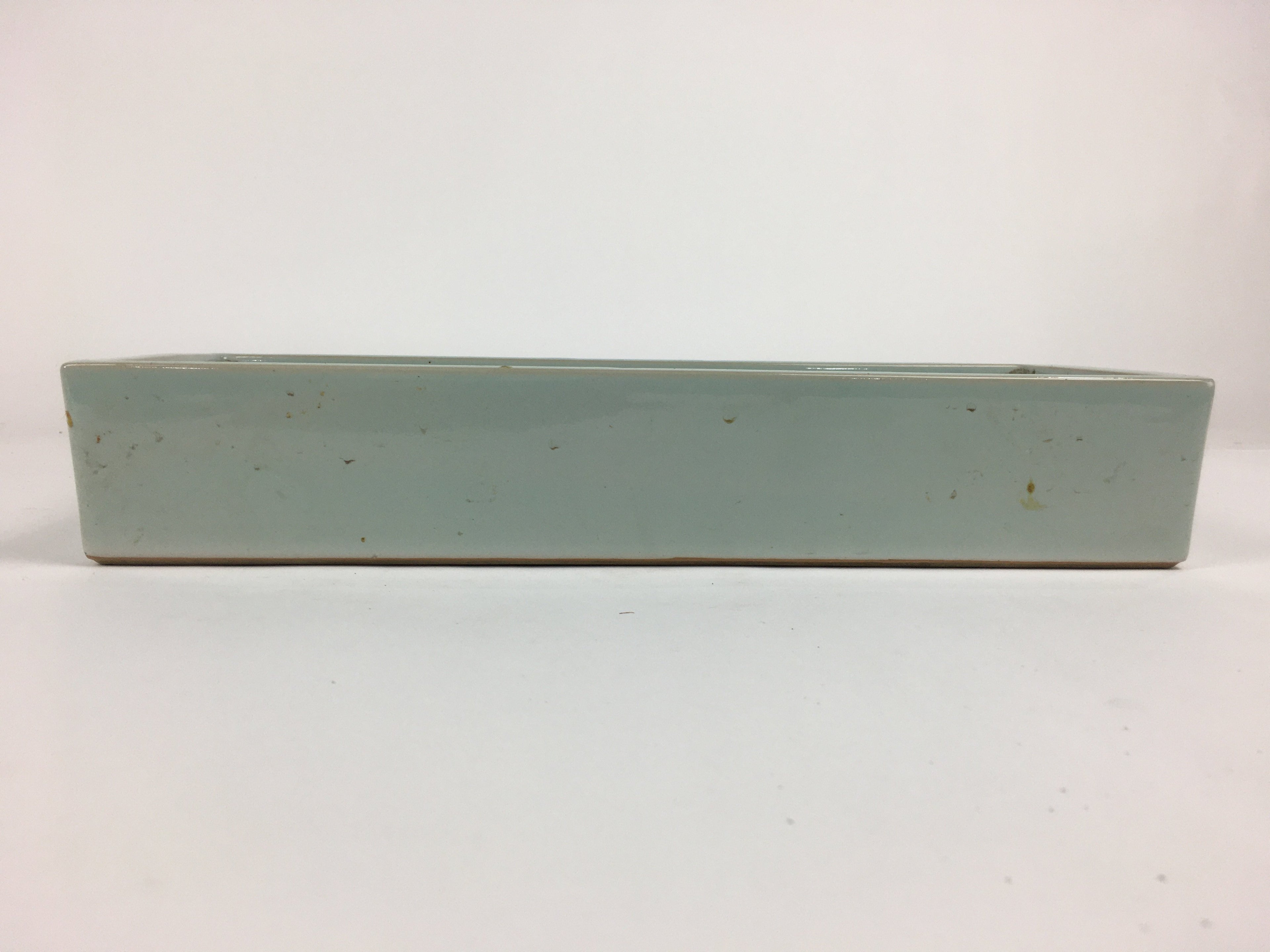 Japanese Porcelain Flower Vase Vtg Pottery Suiban Ikebana Arrangement PP751