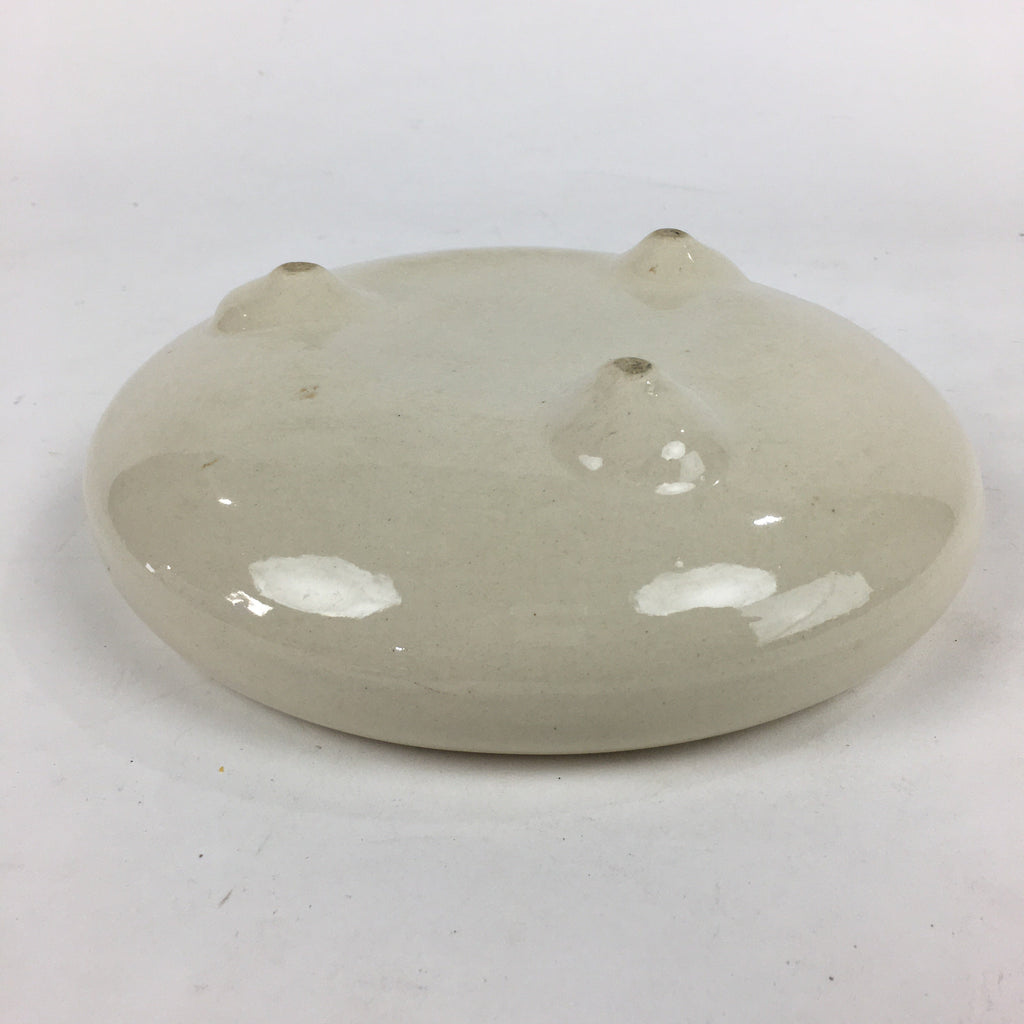 Japanese Porcelain Flower Vase Vtg Pottery Suiban Ikebana Arrangement PP903