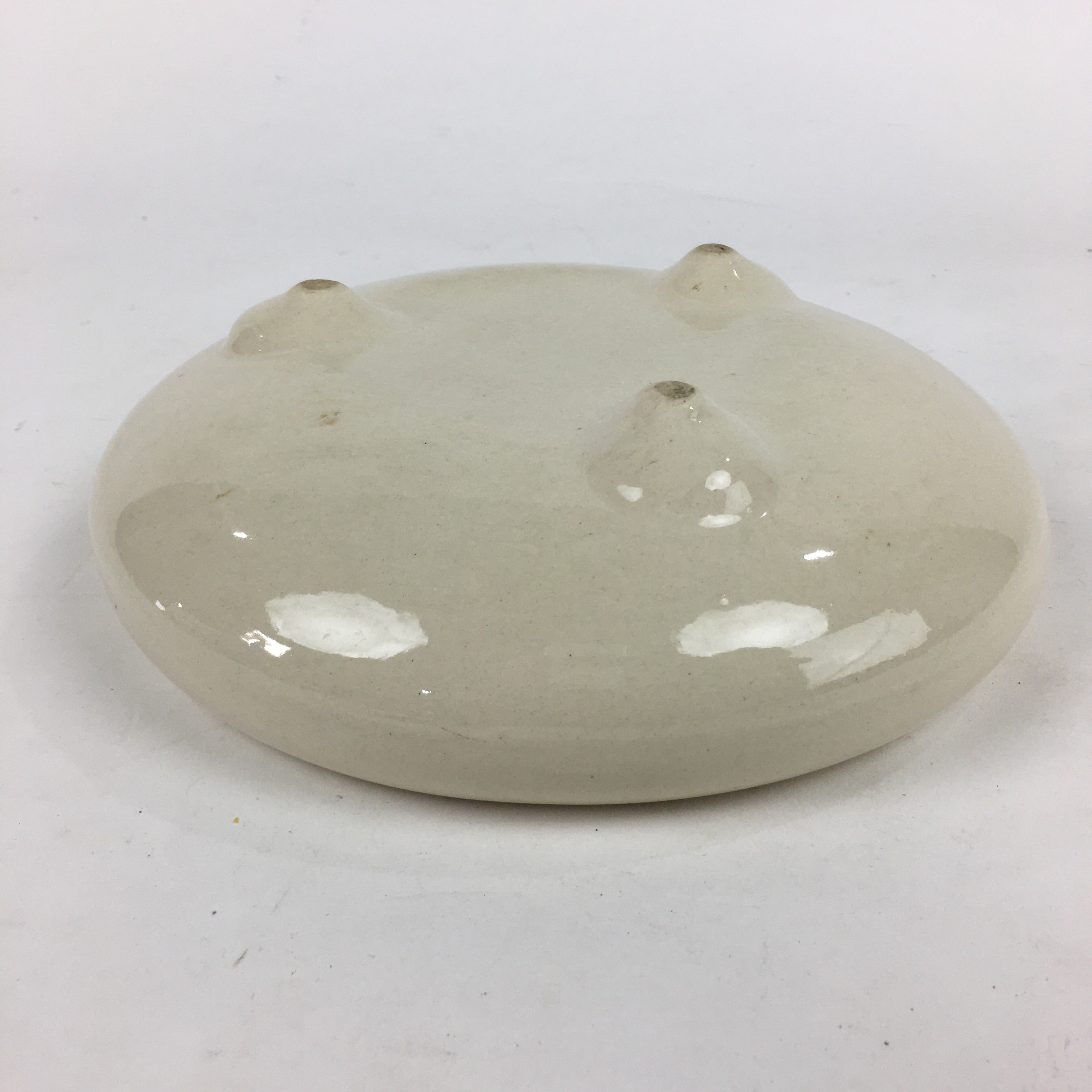 Japanese Porcelain Flower Vase Vtg Pottery Suiban Ikebana Arrangement PP903