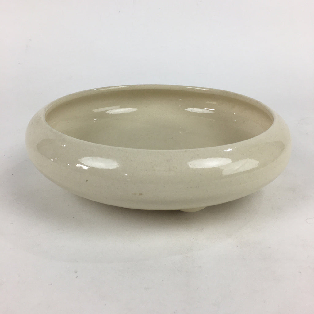 Japanese Porcelain Flower Vase Vtg Pottery Suiban Ikebana Arrangement PP903