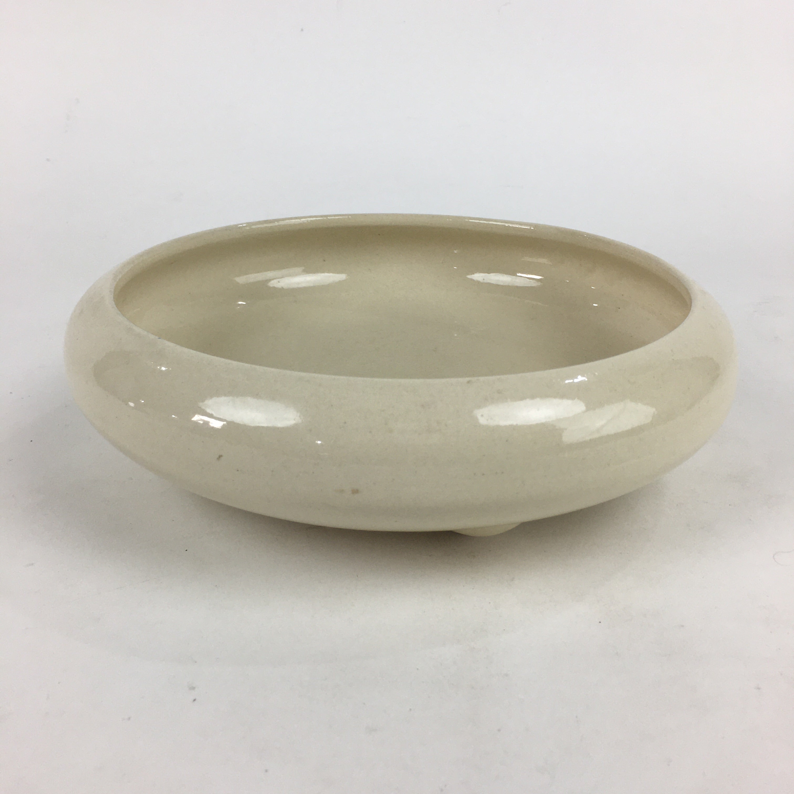 Japanese Porcelain Flower Vase Vtg Pottery Suiban Ikebana Arrangement PP903
