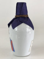 Japanese Porcelain Geisha Sake Bottle Vtg Pottery Ukiyo-e Tokkuri White TS467