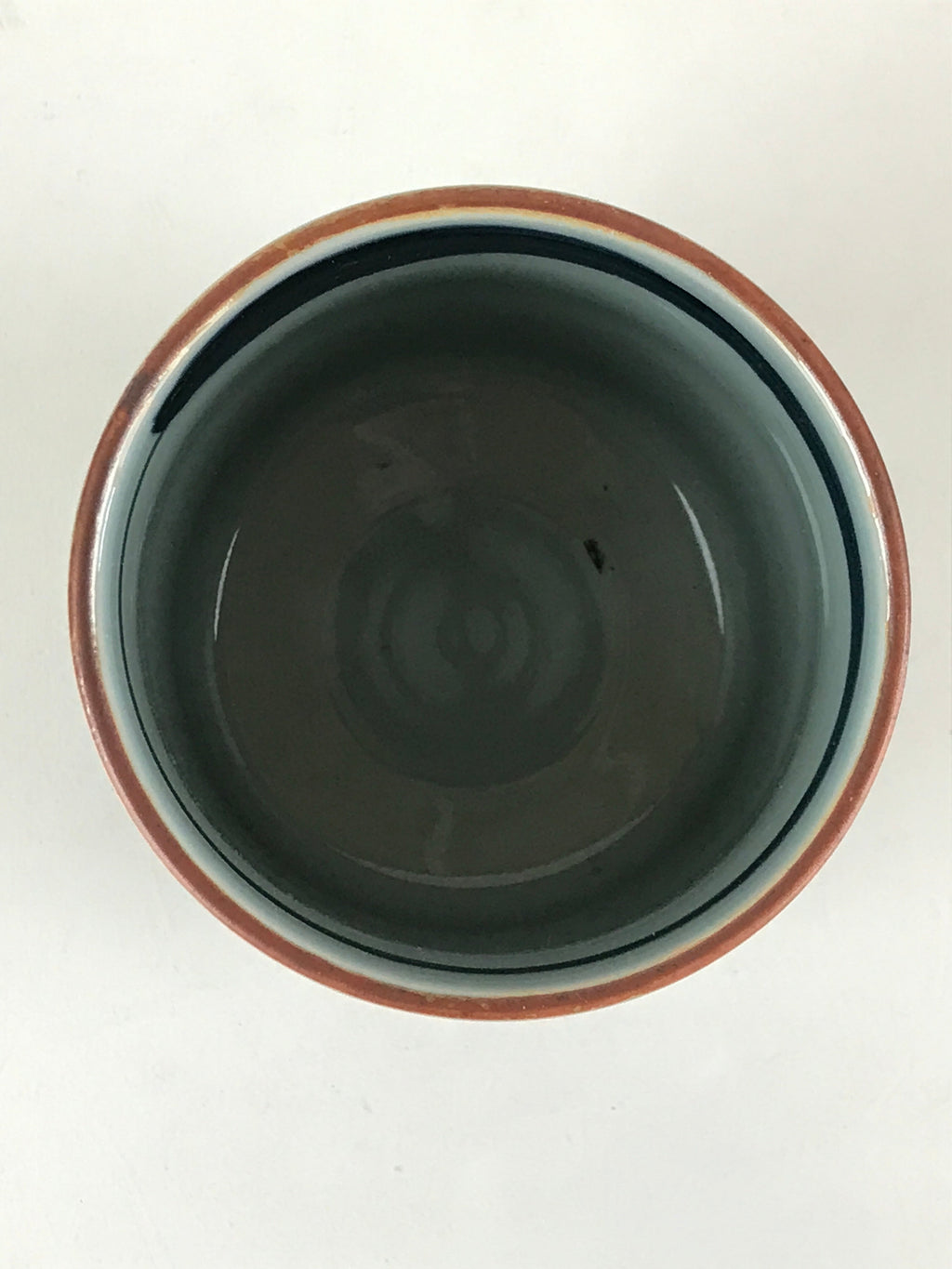 Japanese Porcelain Hasami Ware Teacup Yunomi Vtg Blue Sometsuke Daruma TC325