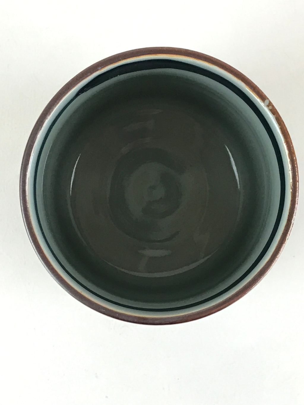 Japanese Porcelain Hasami Ware Teacup Yunomi Vtg Blue Sometsuke Daruma TC330