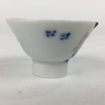 Japanese Porcelain Hidden Picture Sake Cup Geisha Kiyomizu Guinomi Sakazuki G46