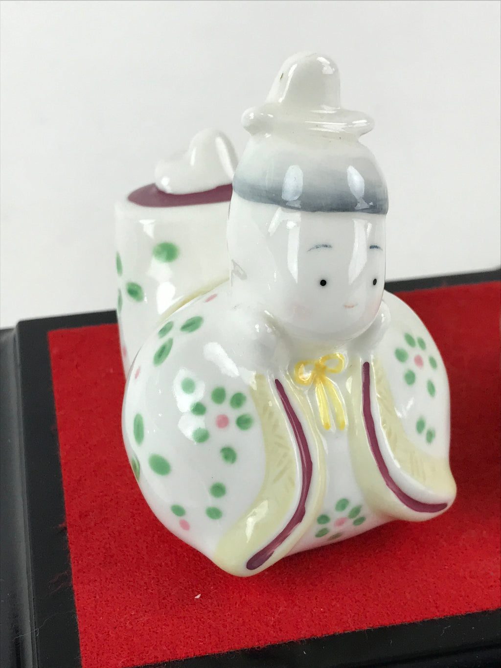 Japanese Porcelain Hina Doll Lamp Electric Light Vtg Girl's Day Festival ID480