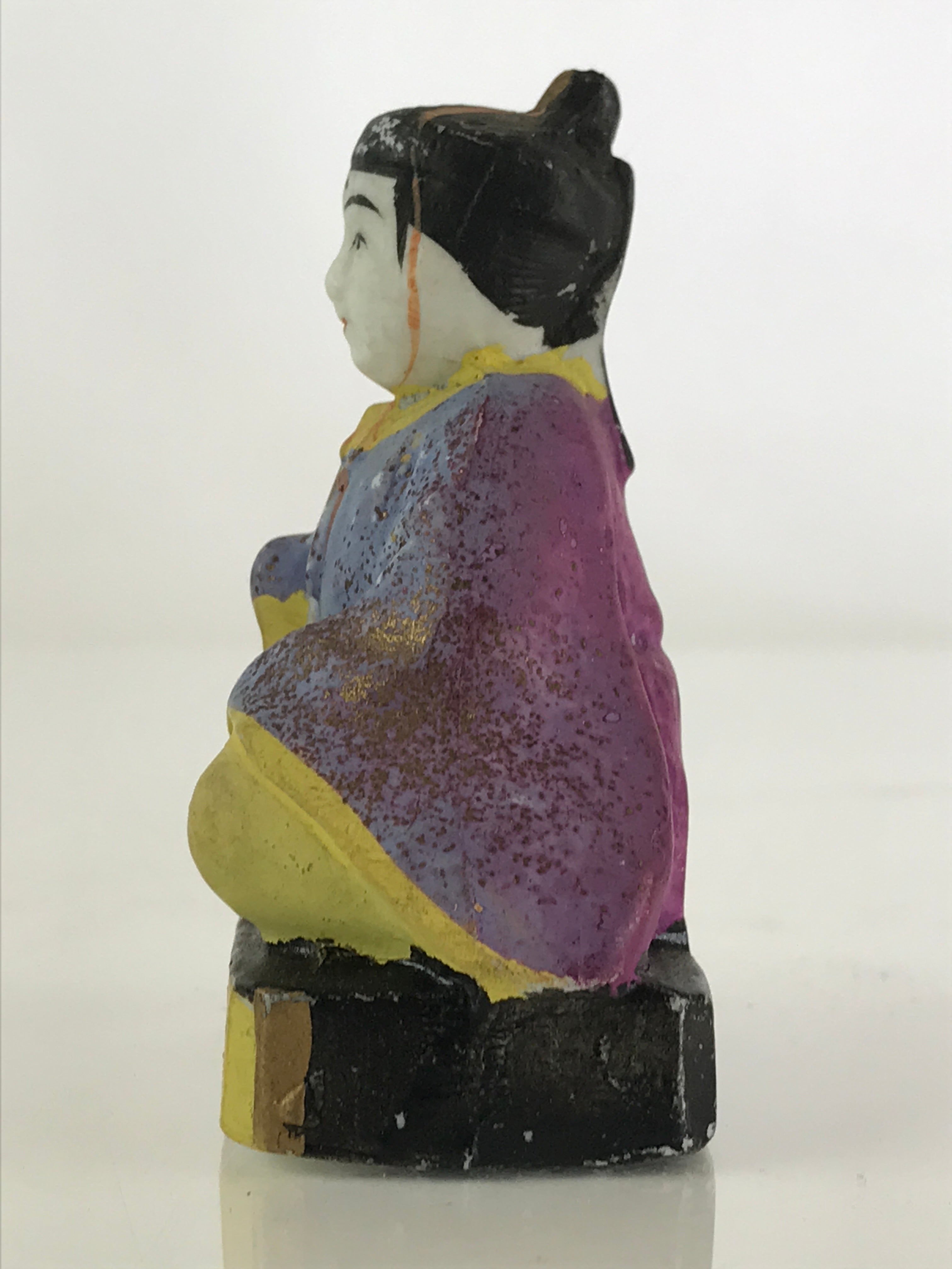 Japanese Porcelain Hina Doll Vtg Tsuchi-Bina Prince Girl's Day Festival ID455