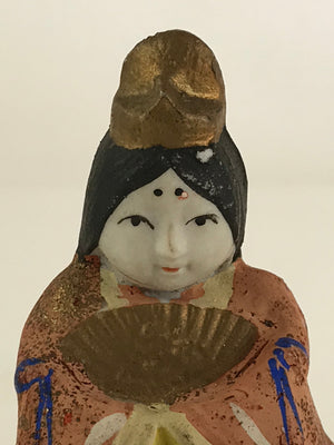 Japanese Porcelain Hina Doll Vtg Tsuchi-Bina Princess Girl's Day Festival ID456