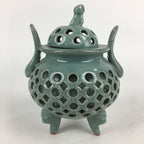 Japanese Porcelain Incense Burner Vtg Koro Butsudan Tea Ceremony BU648