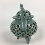 Japanese Porcelain Incense Burner Vtg Koro Butsudan Tea Ceremony BU648