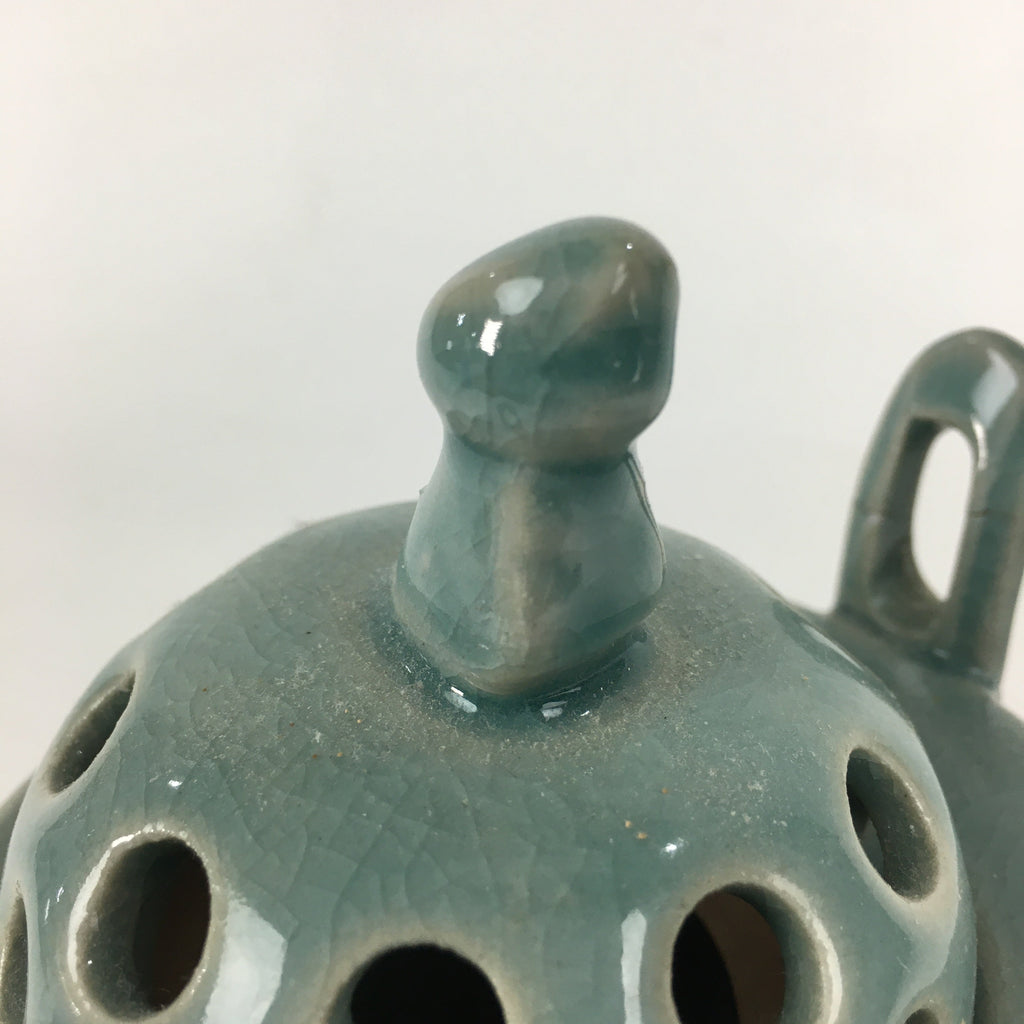 Japanese Porcelain Incense Burner Vtg Koro Butsudan Tea Ceremony BU648