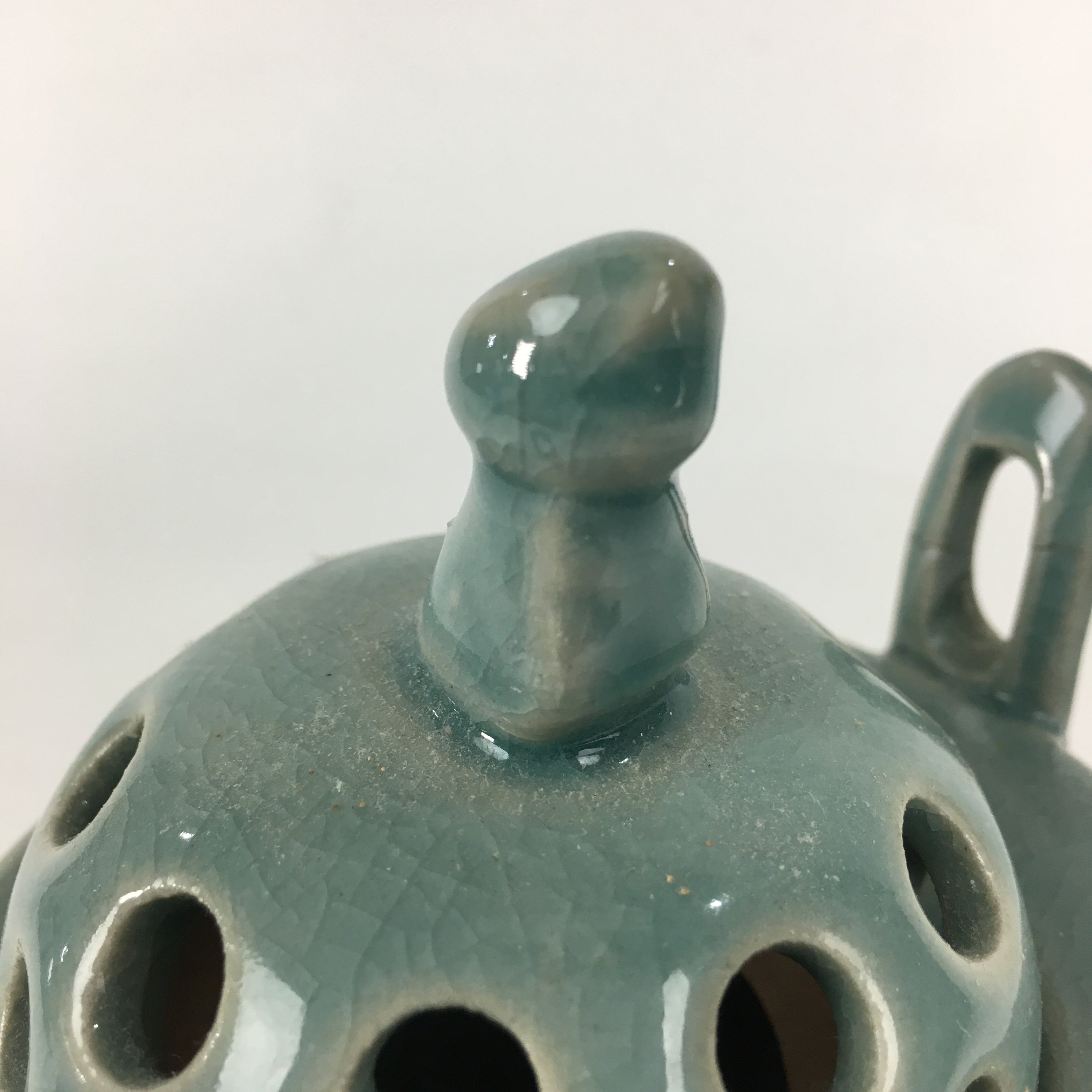 Japanese Porcelain Incense Burner Vtg Koro Butsudan Tea Ceremony BU648