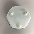Japanese Porcelain Incense Burner Vtg Sometsuke Koro White Bule BU390
