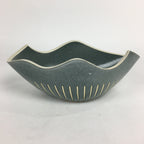 Japanese Porcelain Kiyomizu Ware Flower Vase Vtg Pottery Suiban Ikebana PP721