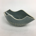 Japanese Porcelain Kiyomizu Ware Flower Vase Vtg Pottery Suiban Ikebana PP721