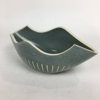 Japanese Porcelain Kiyomizu Ware Flower Vase Vtg Pottery Suiban Ikebana PP721