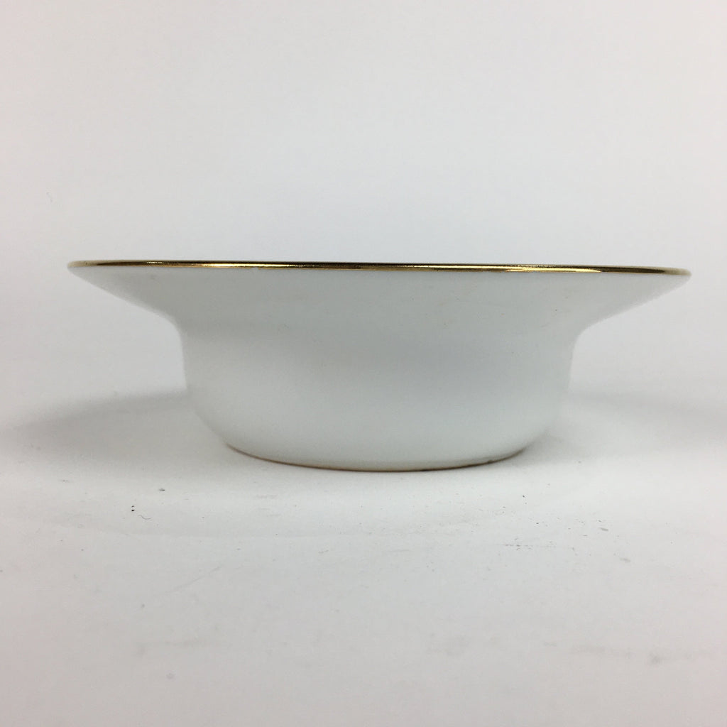 Japanese Porcelain Kutani Ware Ashtray Vtg Haizara Golden Flower Pattern PP508