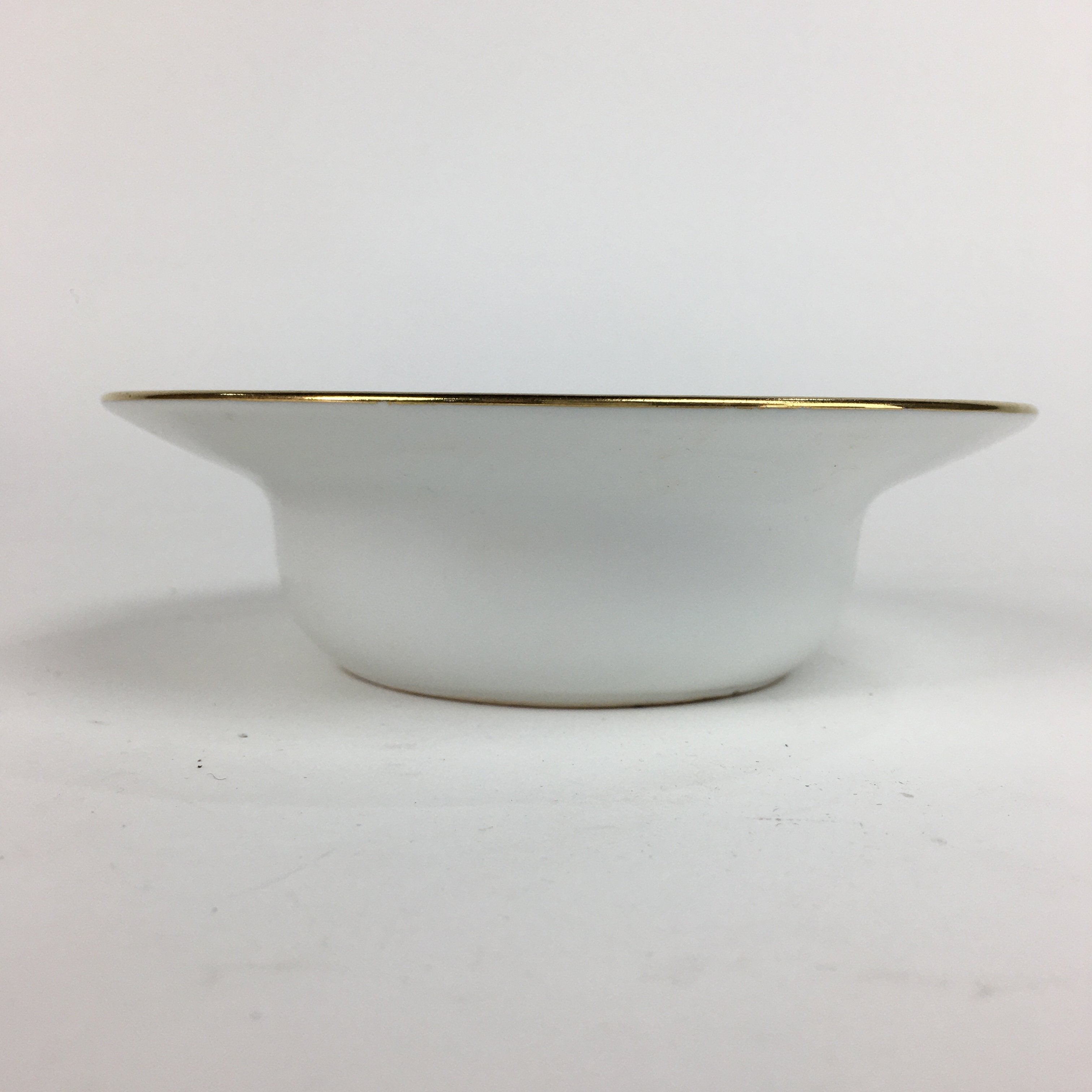 Japanese Porcelain Kutani Ware Ashtray Vtg Haizara Golden Flower Pattern PP508