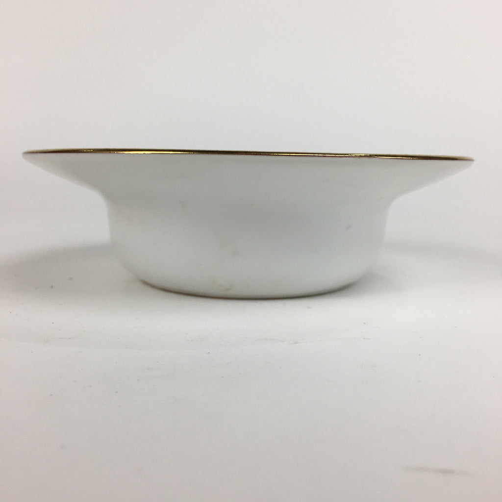 Japanese Porcelain Kutani Ware Ashtray Vtg Haizara Golden Flower Pattern PP509