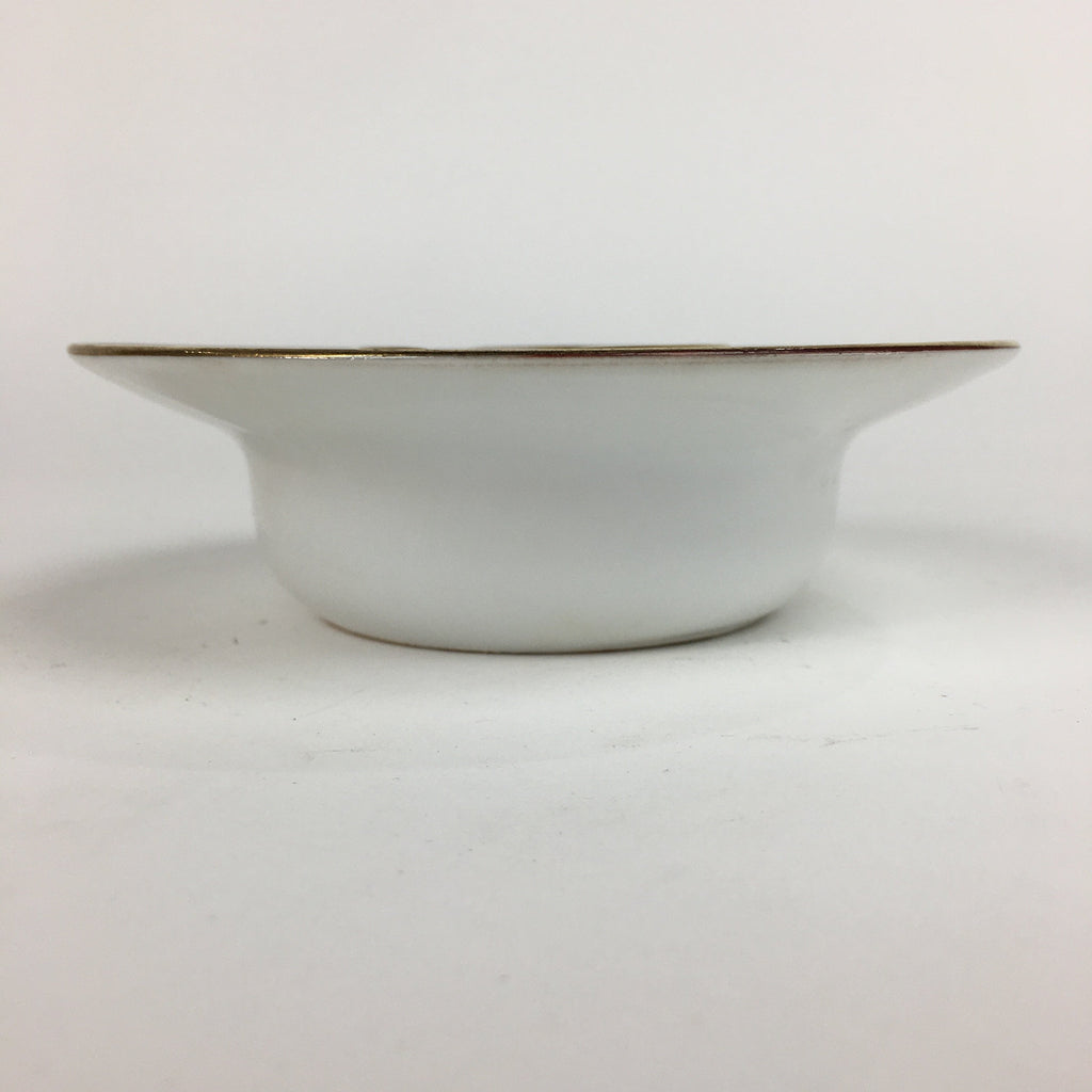 Japanese Porcelain Kutani Ware Ashtray Vtg Haizara Golden Flower Pattern PP509