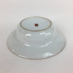Japanese Porcelain Kutani Ware Ashtray Vtg Haizara Golden Flower Pattern PP509