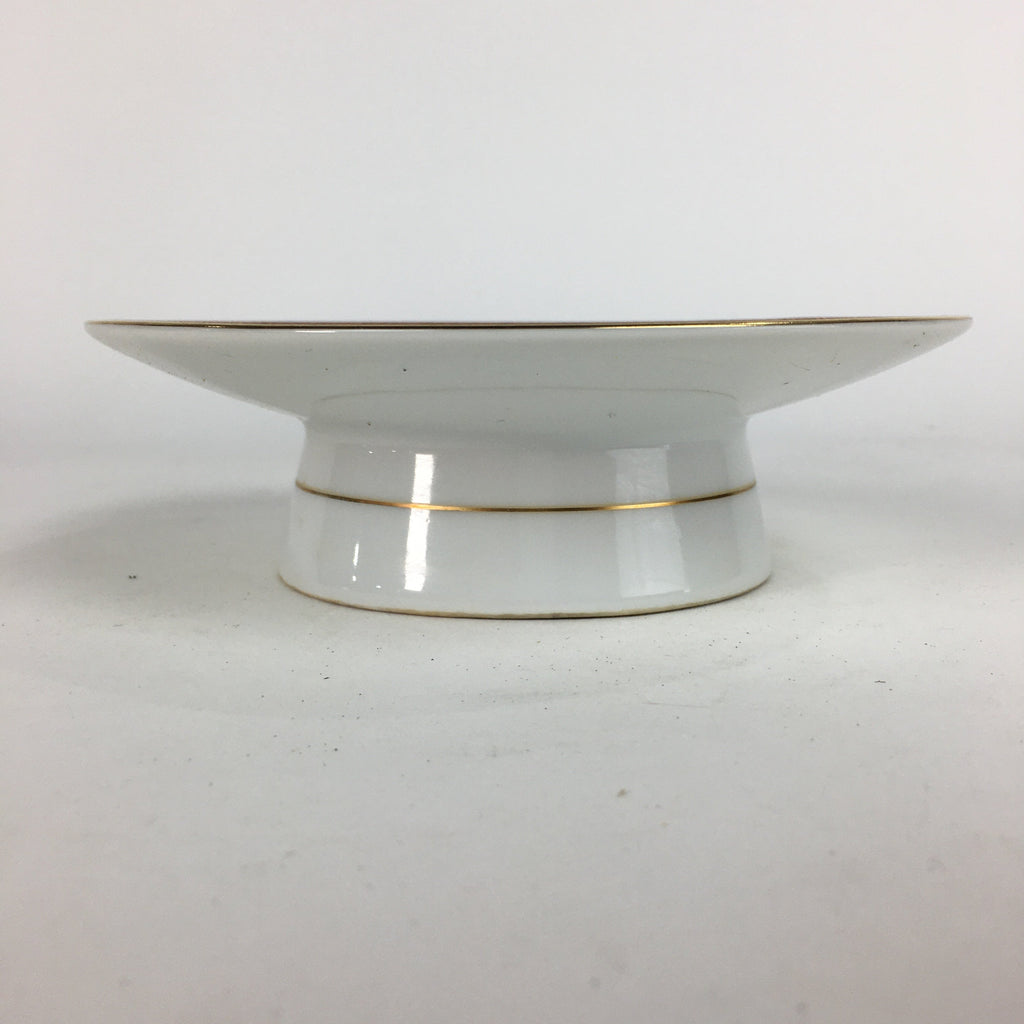 Japanese Porcelain Kutani Ware Ashtray Vtg Haizara Golden Flower Pattern PP544