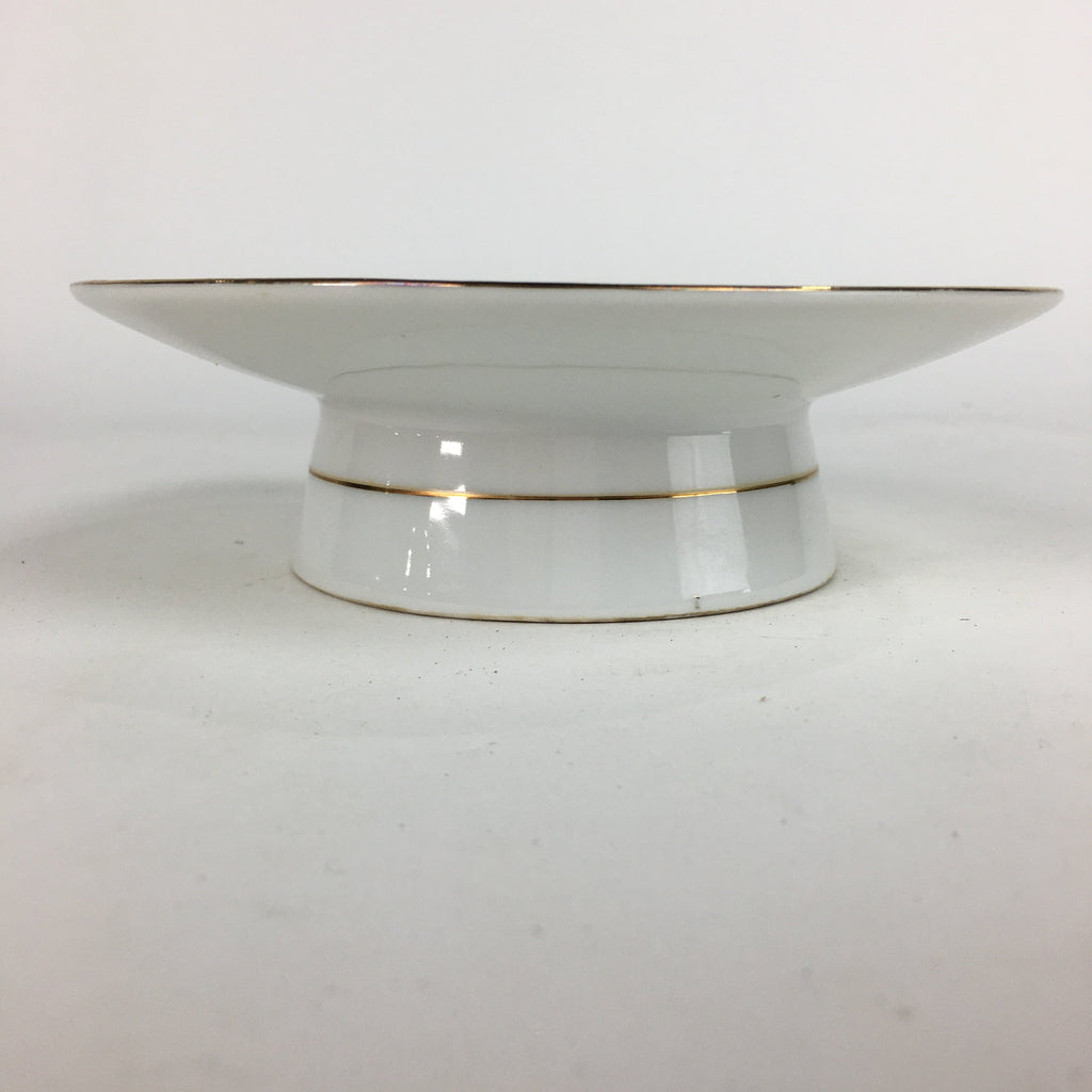 Japanese Porcelain Kutani Ware Ashtray Vtg Haizara Golden Flower Pattern PP544