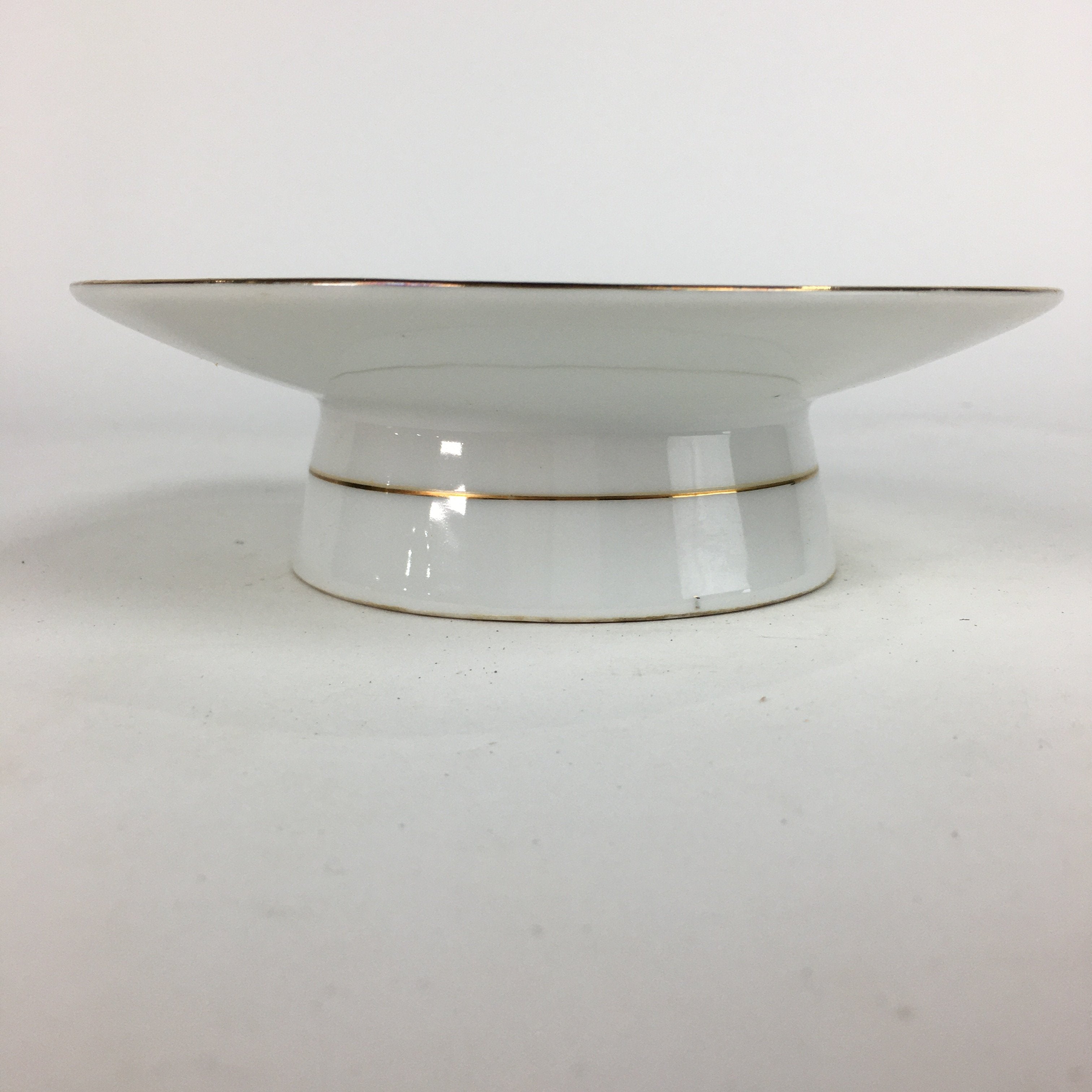 Japanese Porcelain Kutani Ware Ashtray Vtg Haizara Golden Flower Pattern PP544