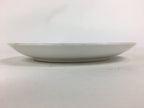 Japanese Porcelain Kutani Ware Plate Vtg White Flower Design Round Sara PP765