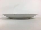 Japanese Porcelain Kutani Ware Plate Vtg White Flower Design Round Sara PP766