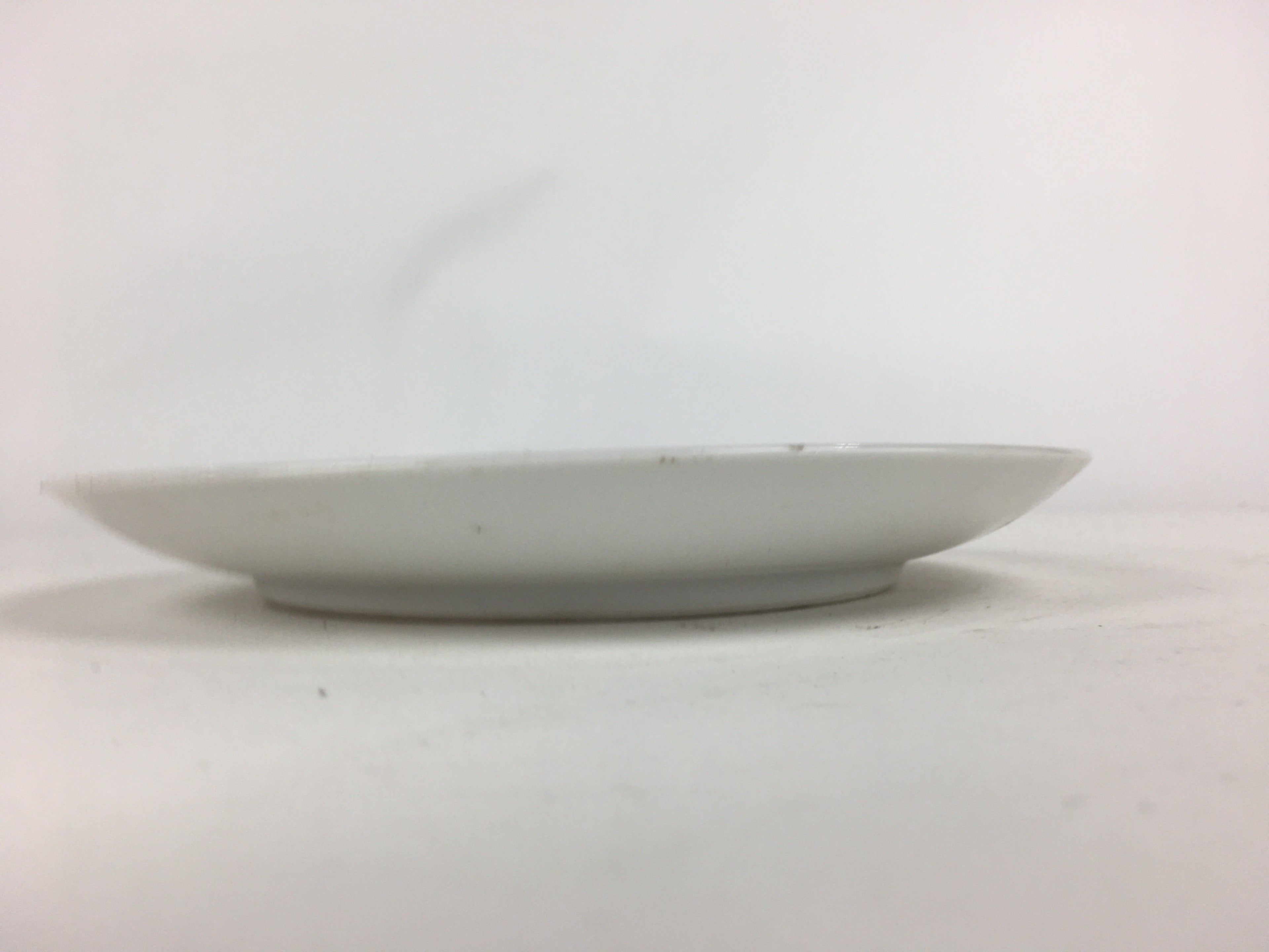 Japanese Porcelain Kutani Ware Plate Vtg White Flower Design Round Sara PP769