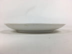 Japanese Porcelain Kutani Ware Plate Vtg White Flower Design Round Sara PP769