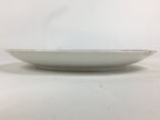 Japanese Porcelain Kutani Ware Plate Vtg White Flower Design Round Sara PP777